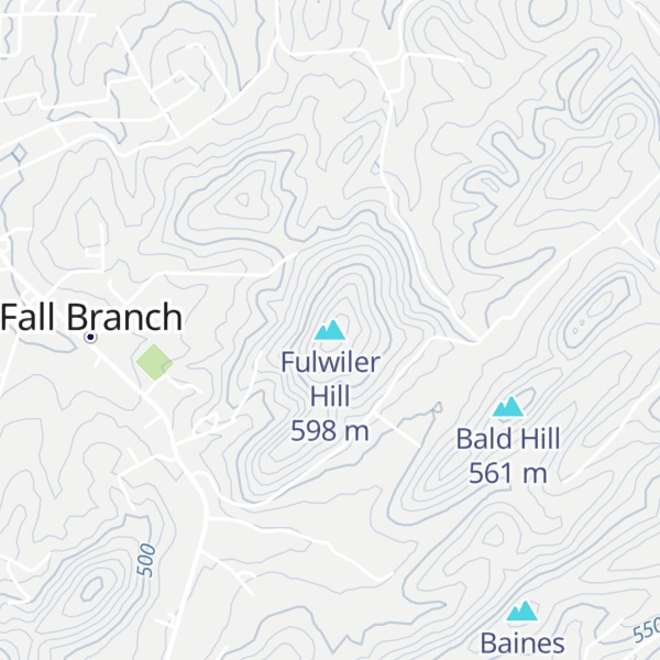 Map of Fulwiler Hill