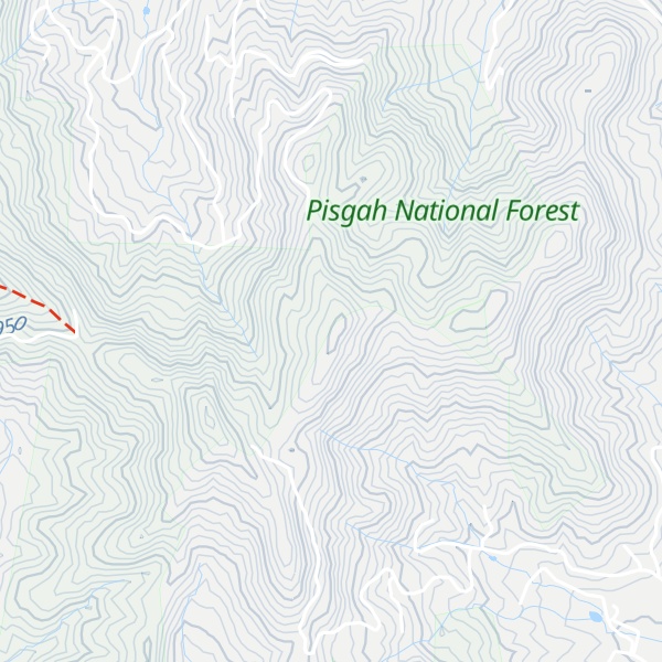Map of West Knob