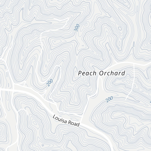 Map of Peach Orchard Knob