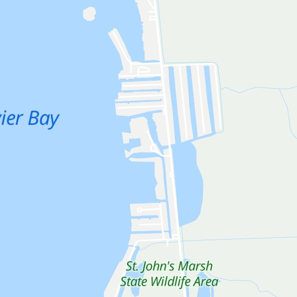 Map of Cabana Blue Lakefront Bar & Grill