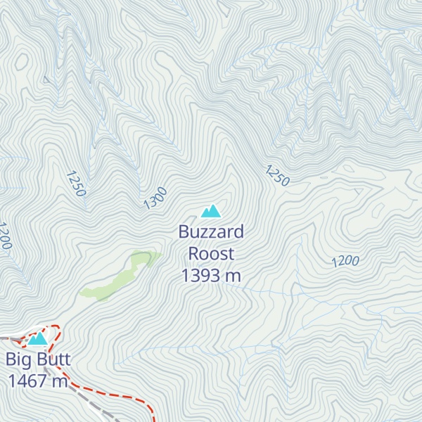 Map of Buzzard Roost