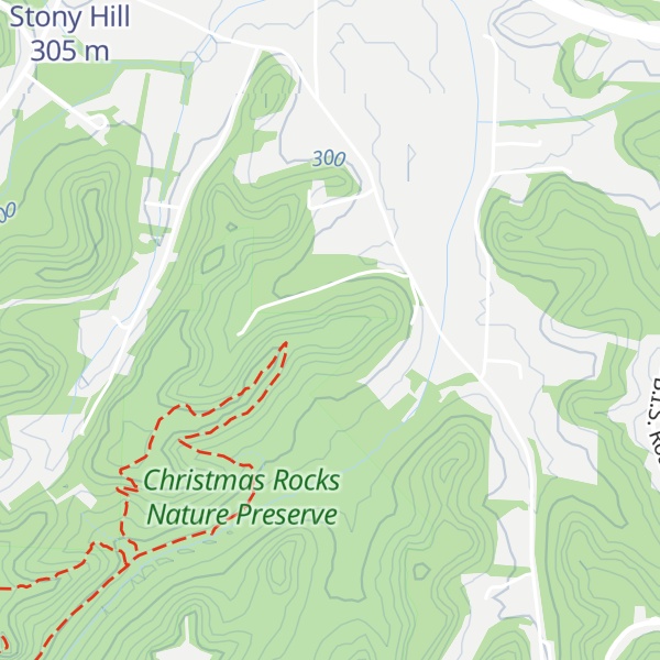 Map of Christmas Rocks