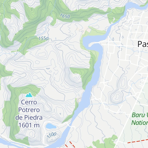 Map of Cerro Pon la Olla