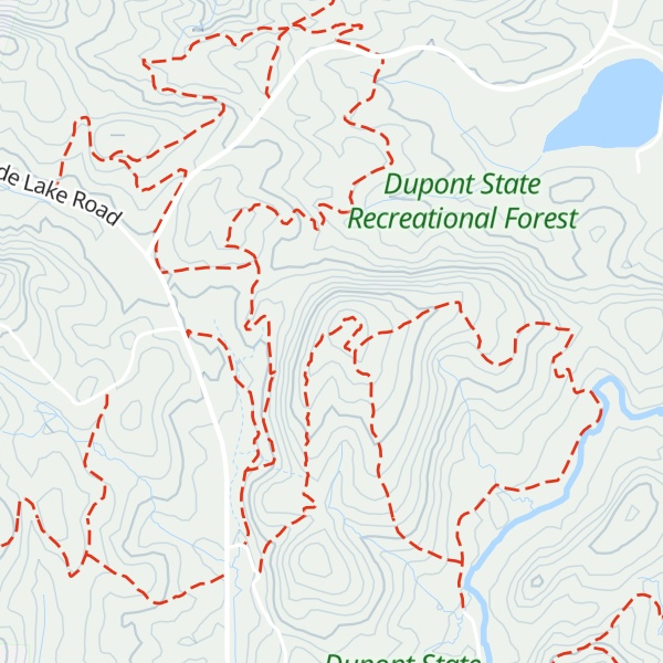 Map of Cedar Rock