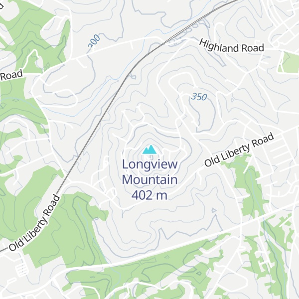 Map of Longview Mountain
