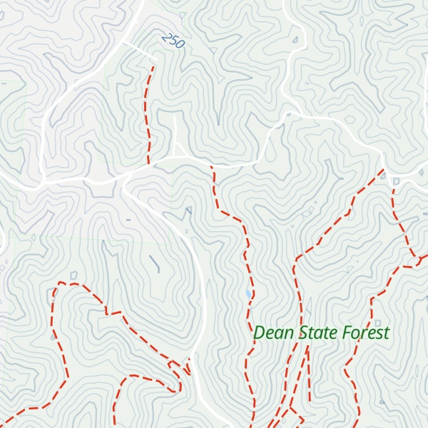 Map of Periscope Ridge
