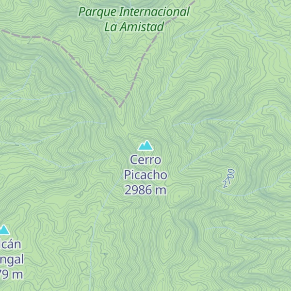 Map of Cerro Picacho