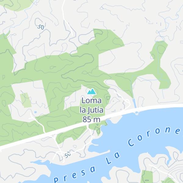 Map of Loma la Jutía