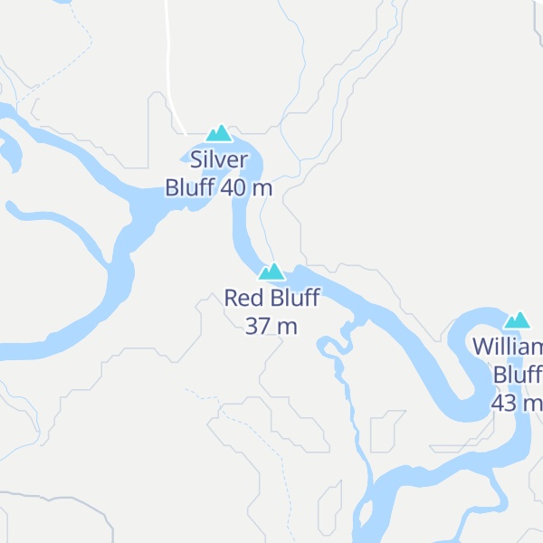 Map of Red Bluff
