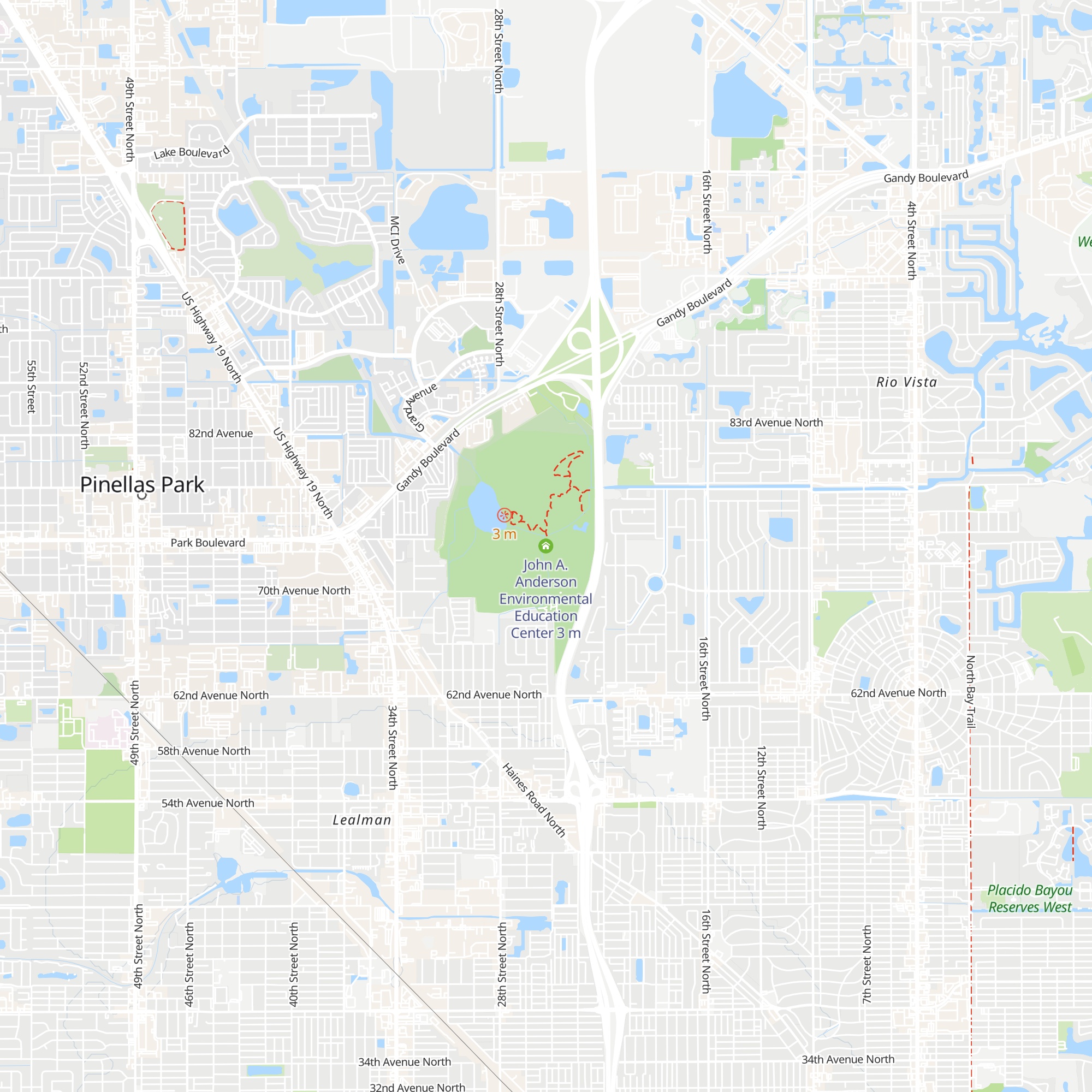 John A. Anderson Environmental Education Center map