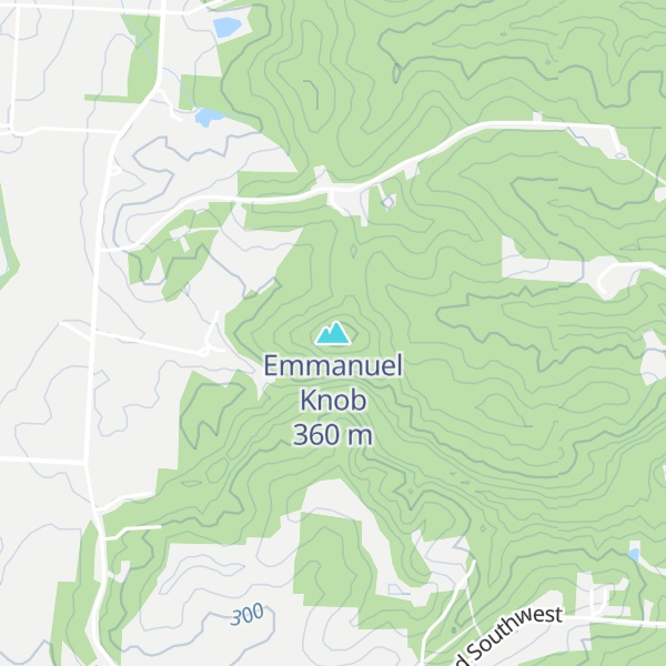 Map of Emmanuel Knob