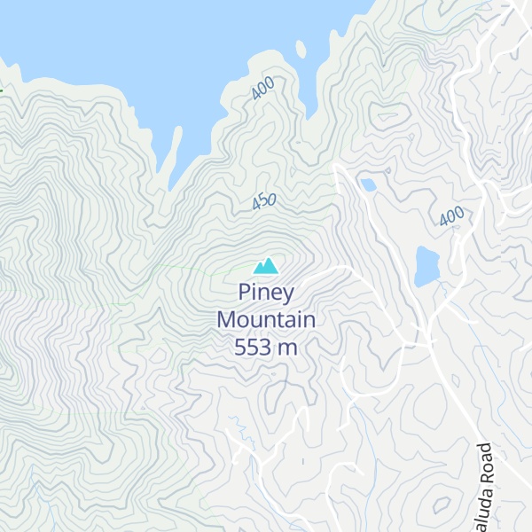 Map of Piney Mountain