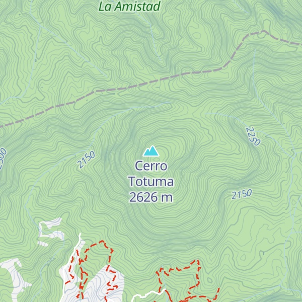 Map of Cerro Totuma