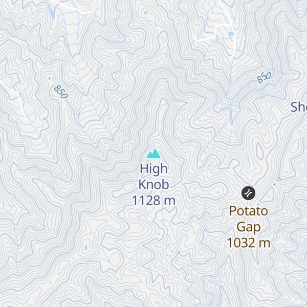 Map of High Knob