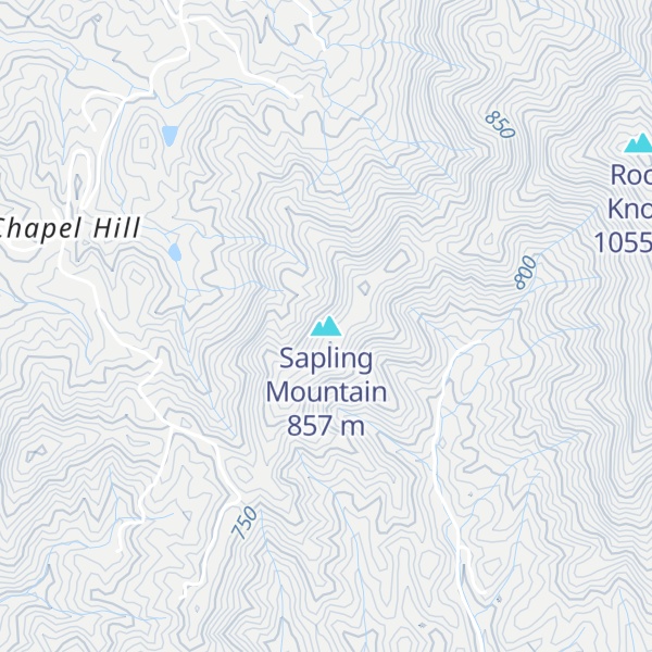 Map of Sapling Mountain