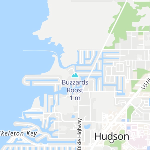 Map of Buzzards Roost