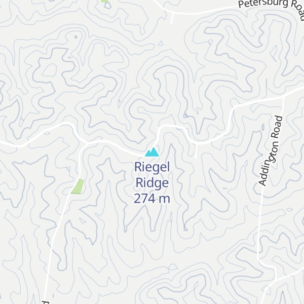 Map of Riegel Ridge