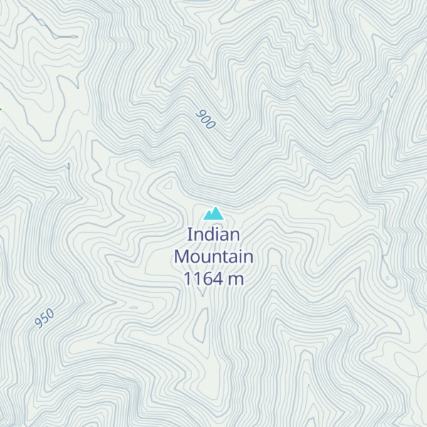 Map of Indian Mountain