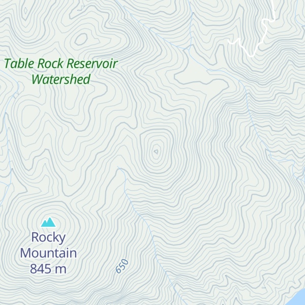 Map of Buzzard Mountain