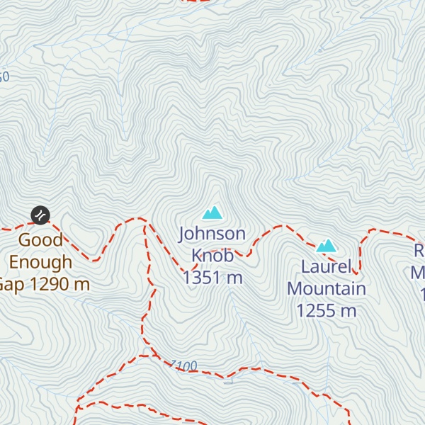 Map of Johnson Knob