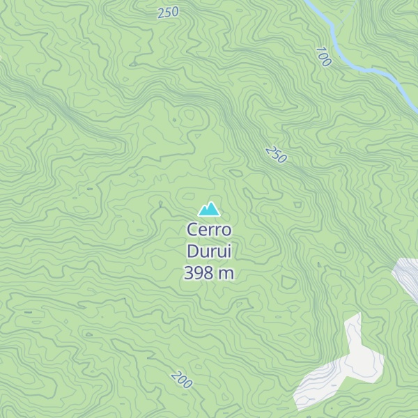 Map of Cerro Durui