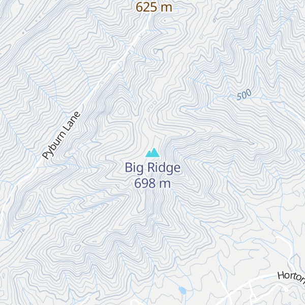 Map of Big Ridge