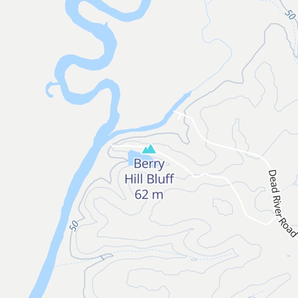 Map of Berry Hill Bluff