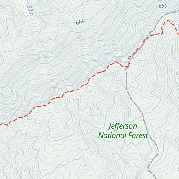 Map of Pine Mountain