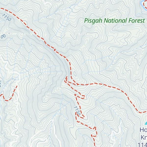 Map of Black Mountain