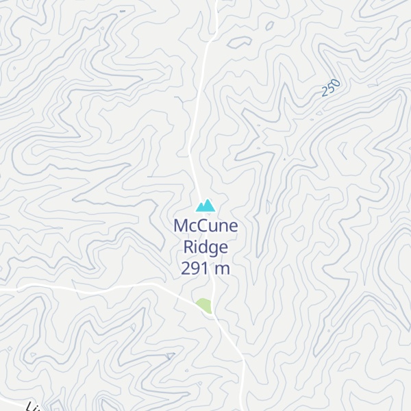 Map of McCune Ridge