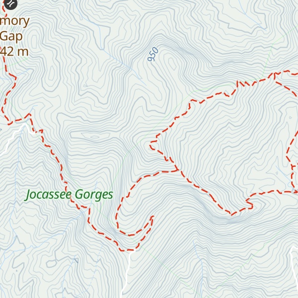 Map of Pinnacle Mountain