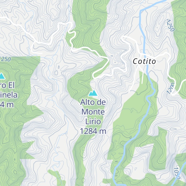 Map of Alto de Monte Lirio