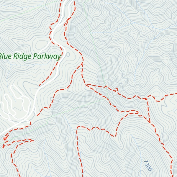 Map of Little Bald Mountain