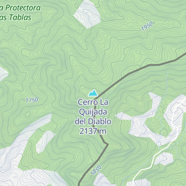 Map of Cerro La Quijada del Diablo