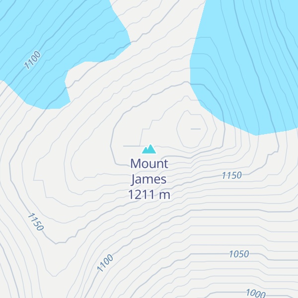 Map of Mount James