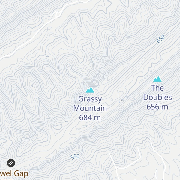 Map of Grassy Mountain