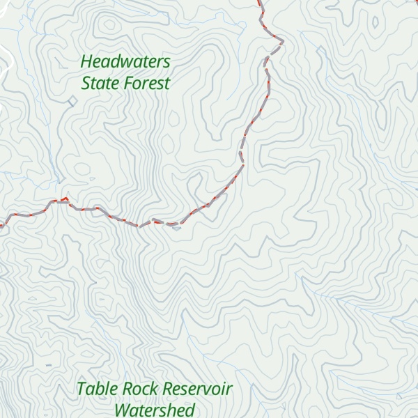 Map of Whiteoak Mountain