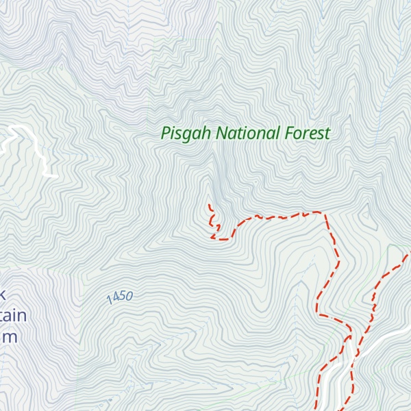 Map of Mount Pisgah