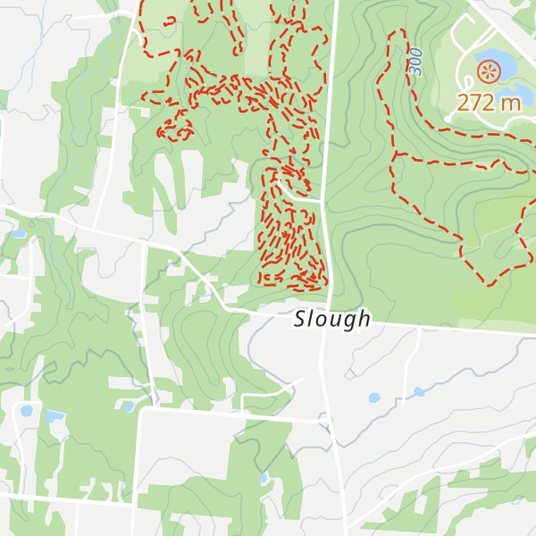 Map of Chestnut Ridge