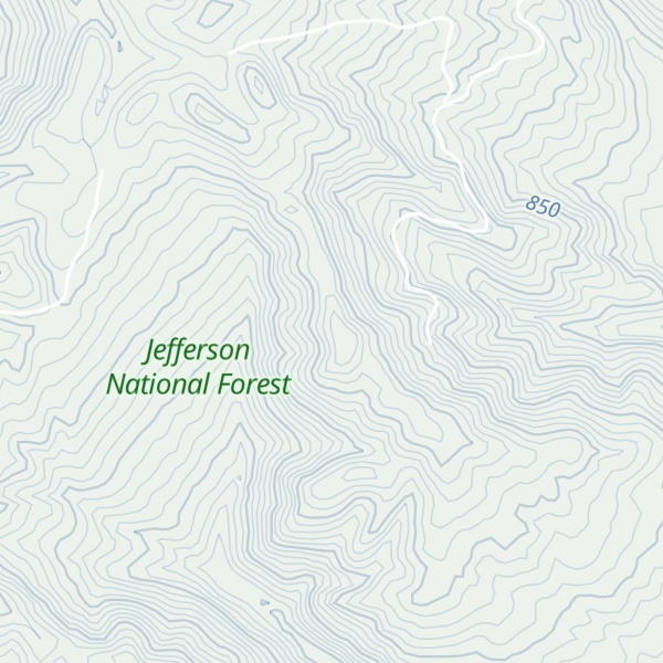 Map of Flannery Ridge
