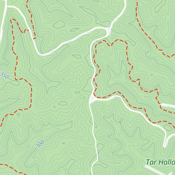 Map of Brush Ridge