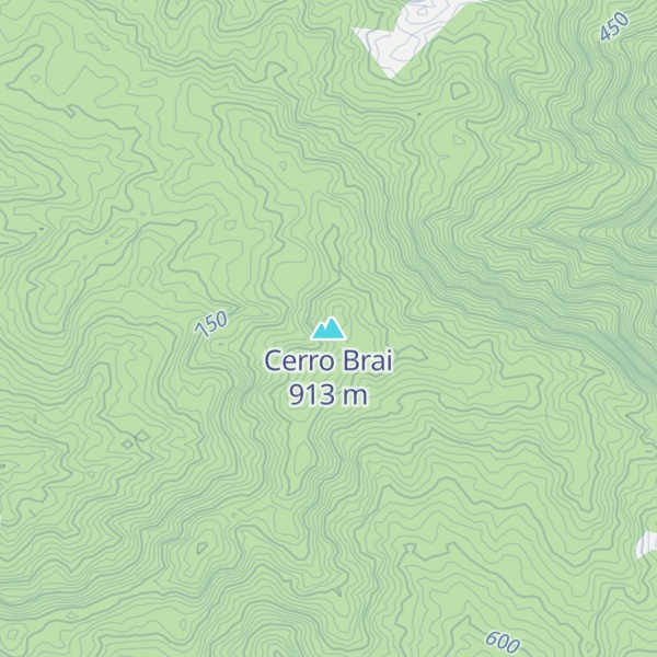Map of Cerro Brai