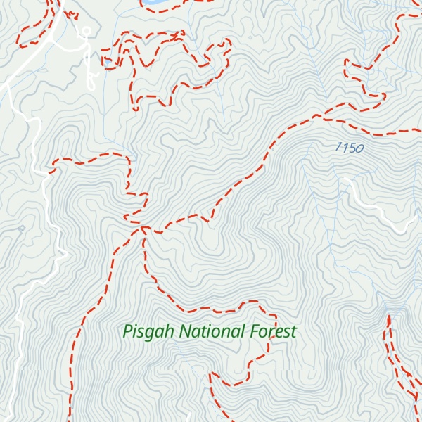 Map of Rich Mountain