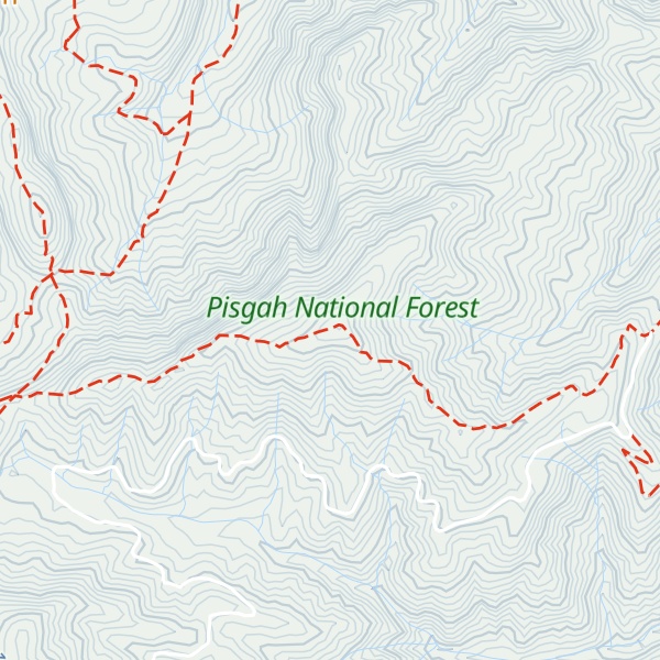 Map of Chestnut Knob