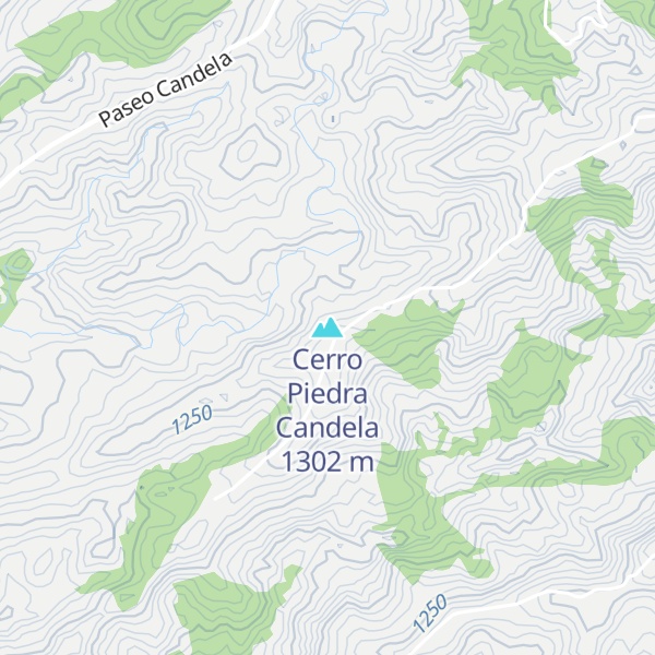 Map of Cerro Piedra Candela