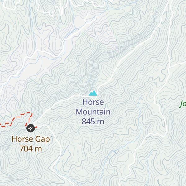 Map of Horse Mountain