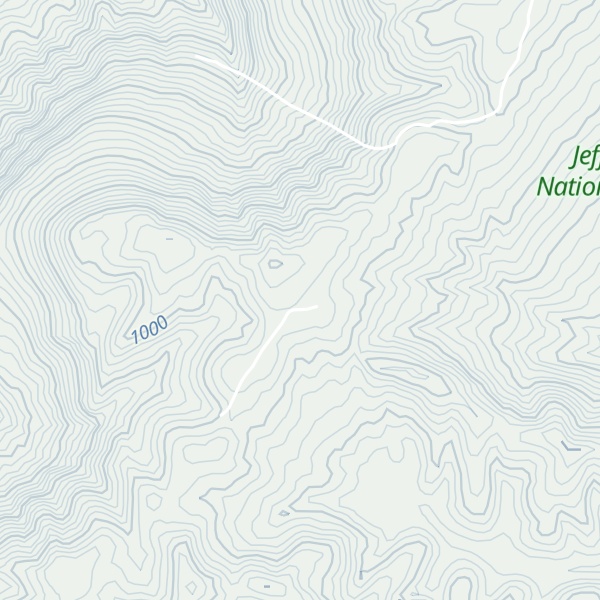 Map of Lonesome Ridge