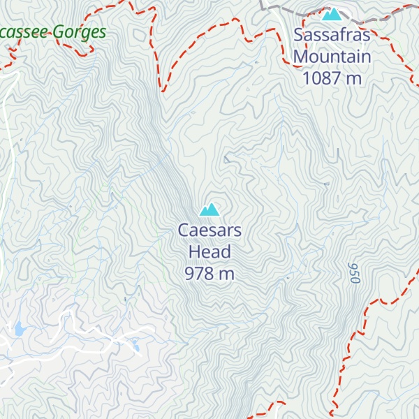 Map of Caesars Head