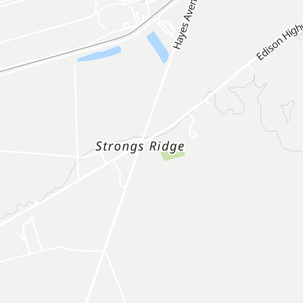 Map of Strongs Ridge