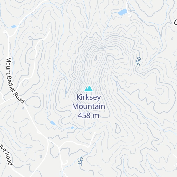 Map of Kirksey Mountain